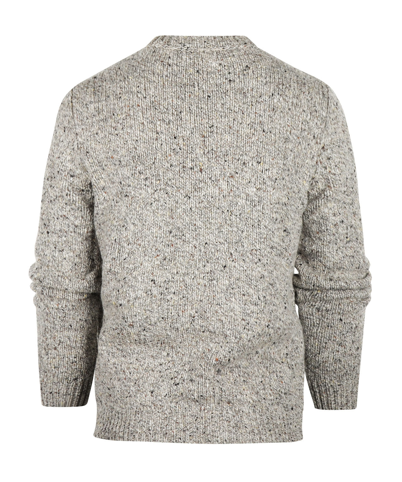 Fischerpullover mit Rundhalsausschnitt | Braun