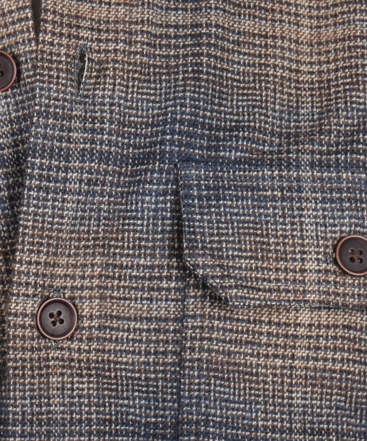 Overshirt | Bruin/Navy ruit