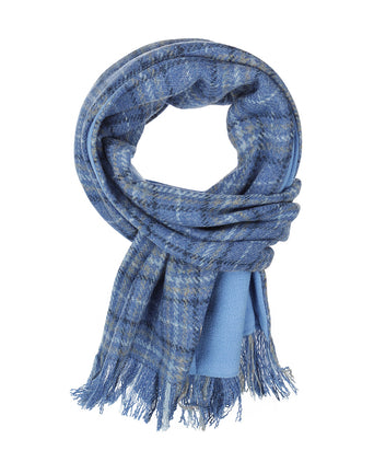 Harris Tweed Scarf | Blue