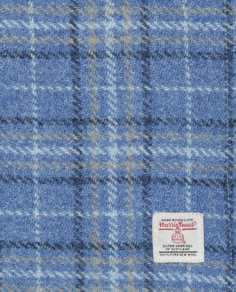 Harris Tweed Scarf | Blue