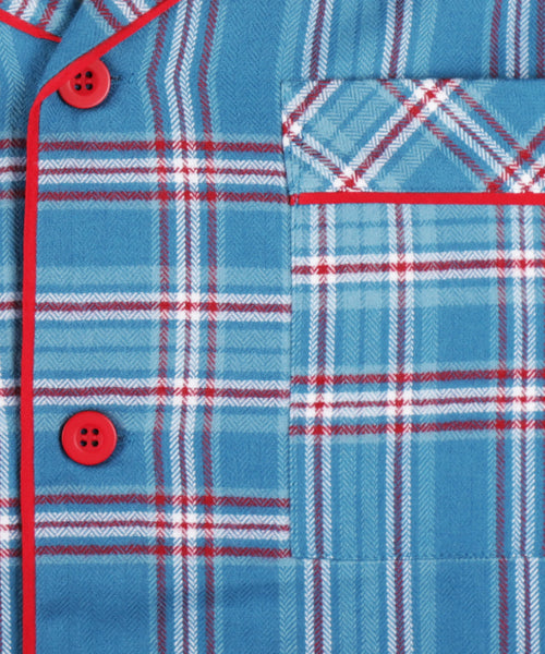 Pyjama Set Flanel | Blauw