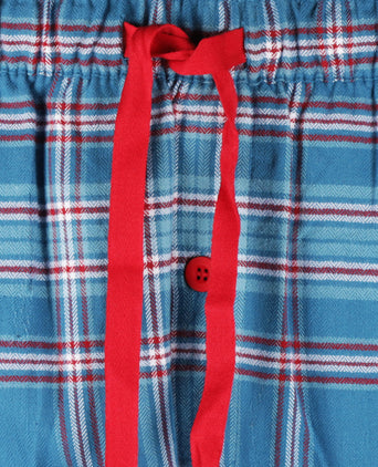 Pyjama Set Flanel | Blauw