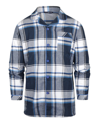 Pyjama Set Flanel | Blauw