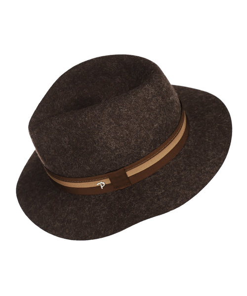 Hoed Traveller Wolvilt | Bruin