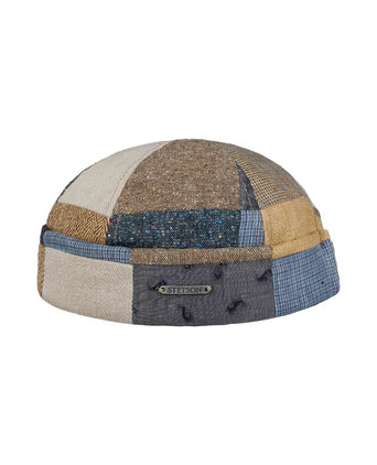 Stetson Docker Patchwork | Blauw Beige
