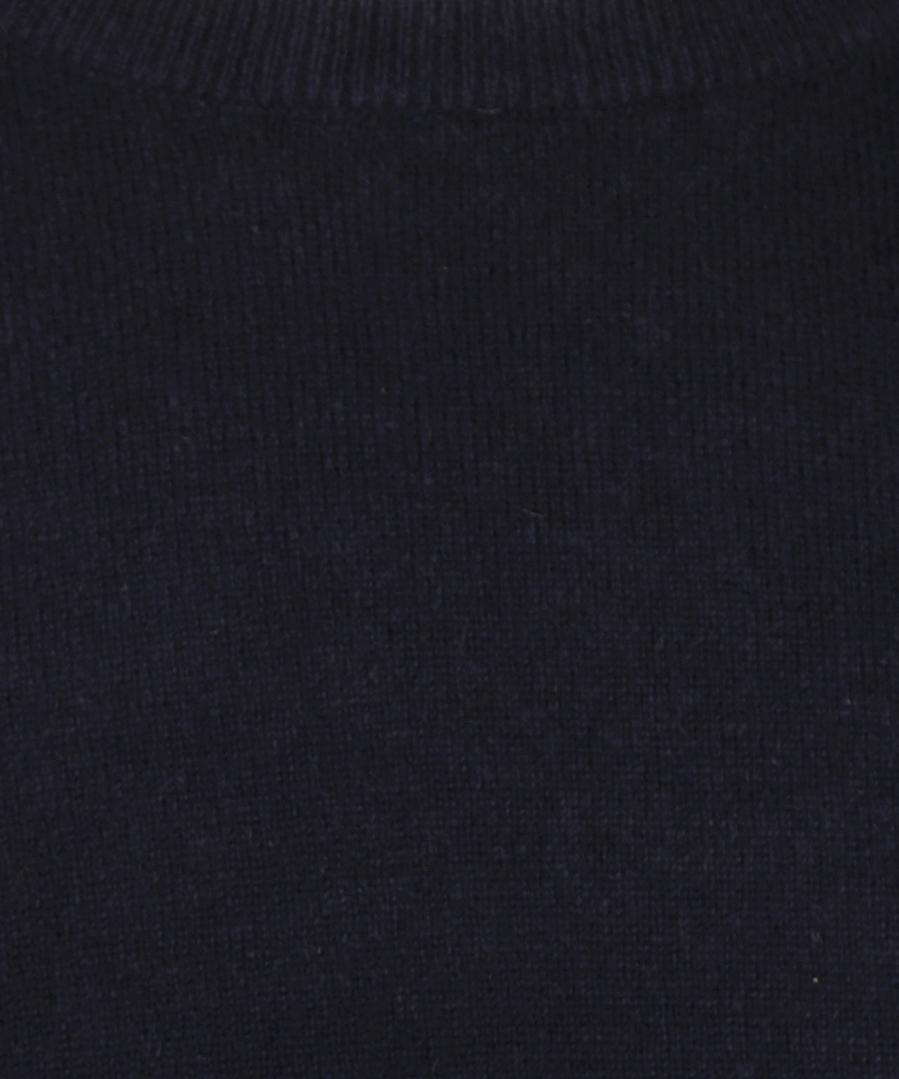 Rundhals-Kaschmirpullover | Marineblau