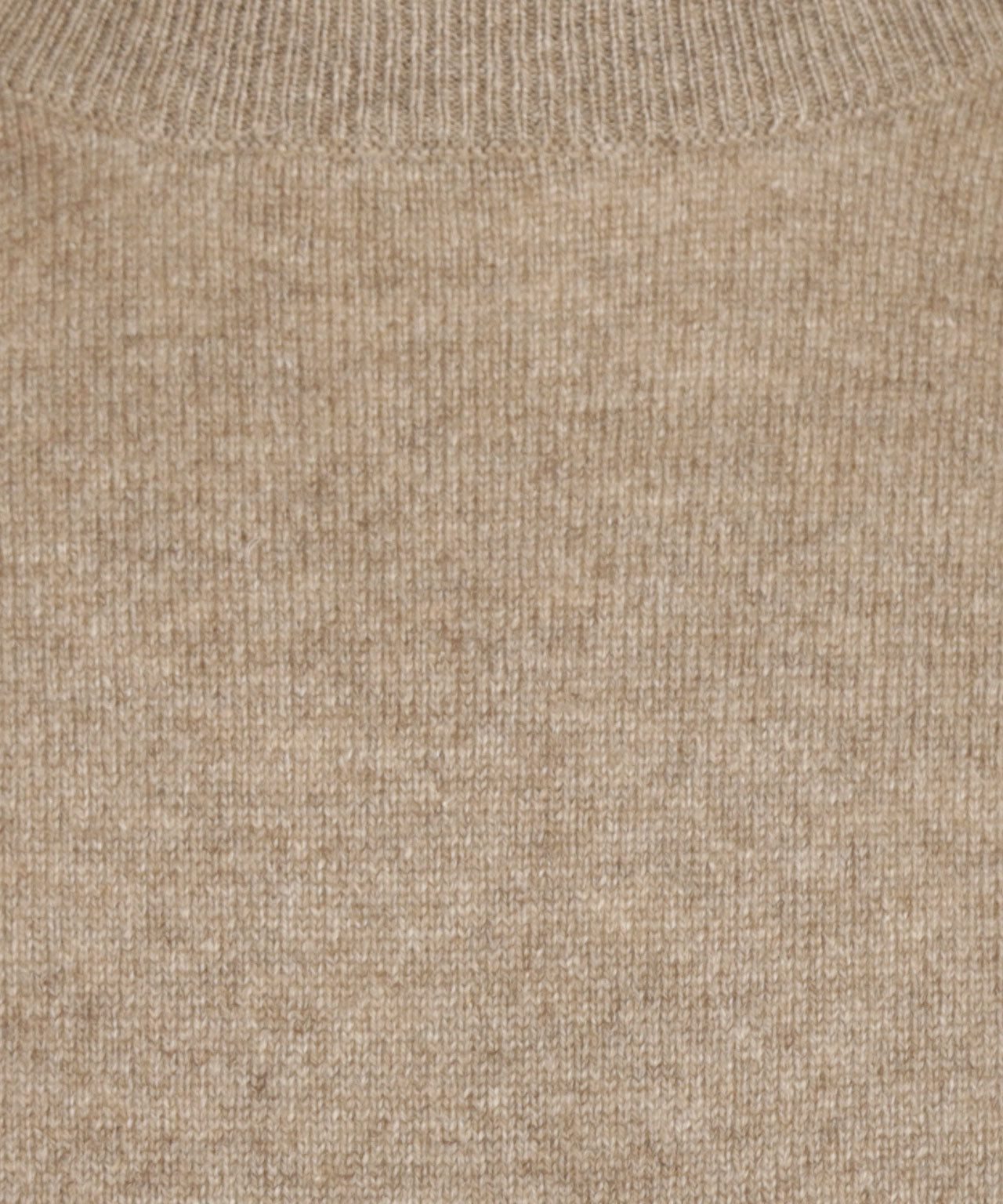 Rundhals-Kaschmirpullover | Beige