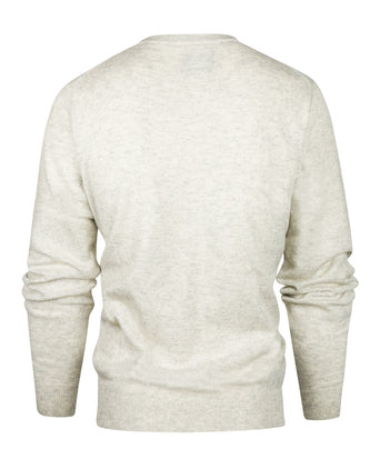 Round Neck Cashmere Sweater | Ecru