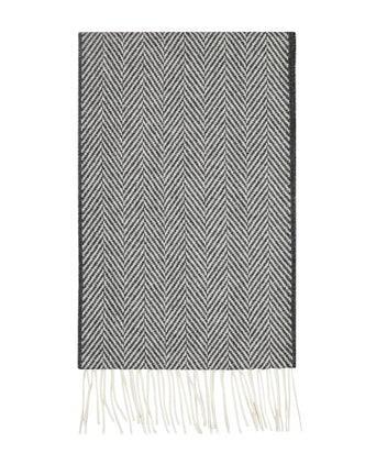 Lamsbswool/Cashmere Sjaal | Grijs