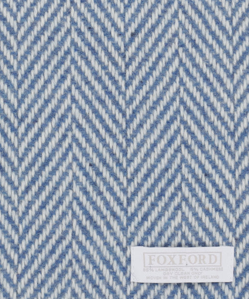 Lambswool/Cashmere Scarf | Blue