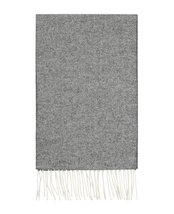 Lambswool Sjaal 30X210CM | Grijs