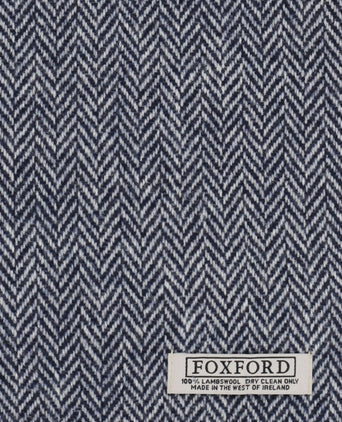 Lambswool Sjaal 30X210CM | Blauw