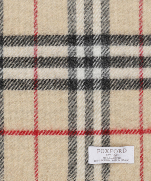 Lambswool Sjaal 30X210CM | Bruin