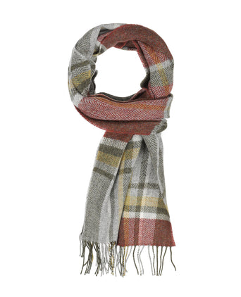 Lambswool Sjaal 30X210CM | Bruin