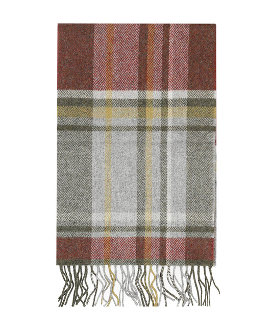 Lammwollschal 30 x 210 cm | Braun