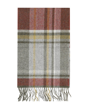 Lambswool Sjaal 30X210CM | Bruin