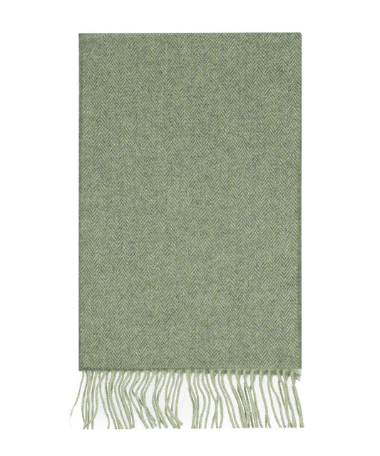 Lammwollschal 30 x 210 cm | Grün
