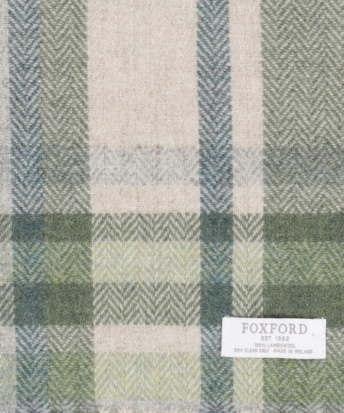 Lambswool Sjaal 30X210CM | Groen