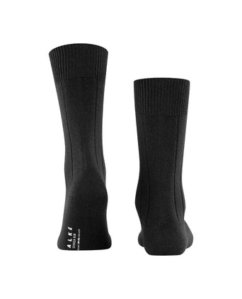 Lhasa Rib Men's Socks | Black