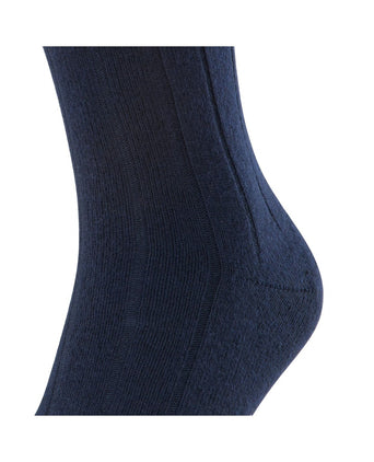 Lhasa Rib Men's Socks | Dark Navy