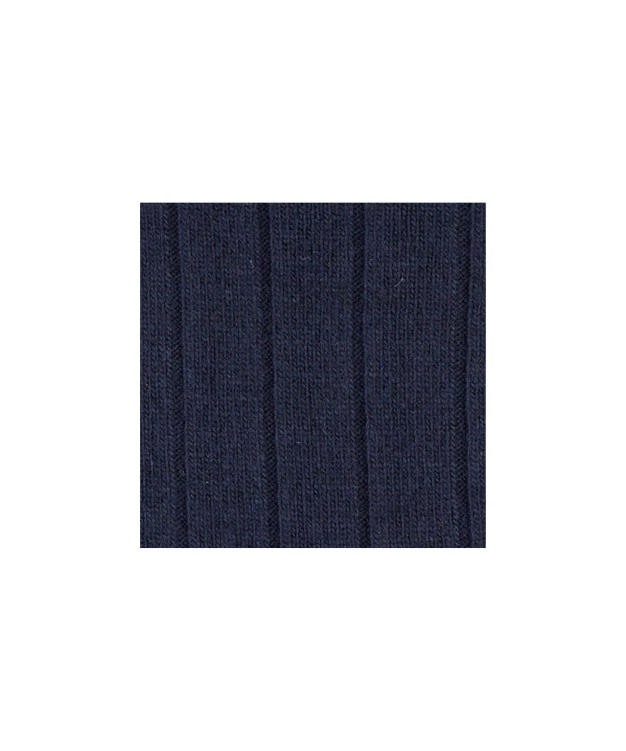 Lhasa Rib Men's Socks | Dark Navy