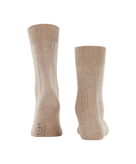 Lhasa-Rippsocken für Herren | Braun