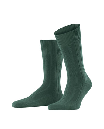 Lhasa Rib Men's Socks | Green