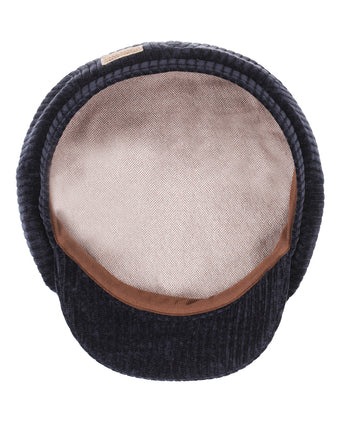 Stetson Hatteras Corduroy Jersey | Navy Blauw