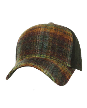 Stetson Trucker Cap Wool Check | Groen