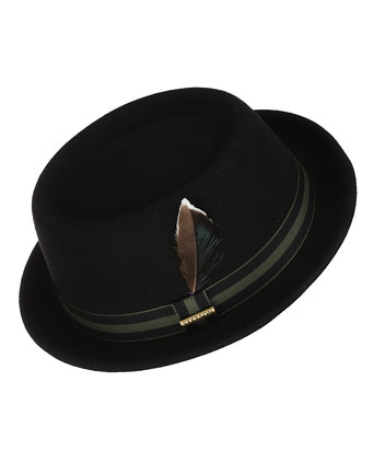 Stetson Pork Pie Woolfelt | Black