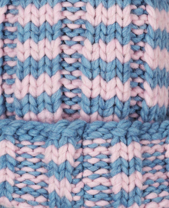 Stetson Beanie Stripes | Blauw