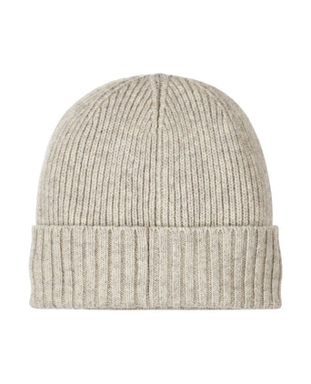 Barbour Carlton Beanie Hat | Light Grey