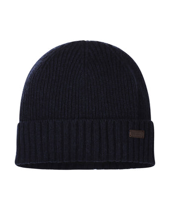 Barbour Carlton Beanie Hat | Navy Blauw