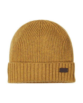Barbour Carlton Beanie Hat | Geel