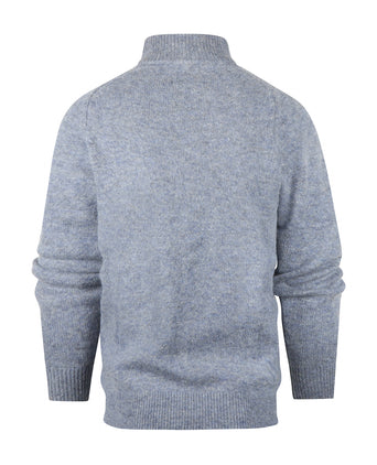 Barbour Talder Half Zip Knitted | Blauw