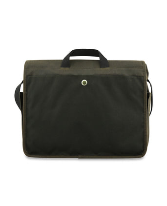 Barbour Field Wax Messenger | Groen