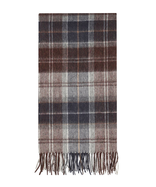 Barbour Brack Patchwork Tartan Scarf | Blue