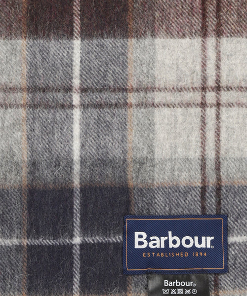 Barbour Brack Patchwork Tartan Scarf | Blue