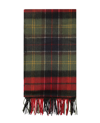 Barbour Brack Patchwork Tartan Scarf | Red