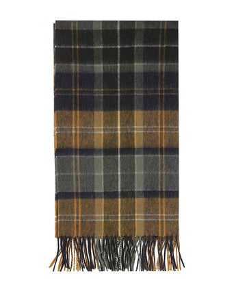 Barbour Brack Patchwork Tartan Scarf | Groen