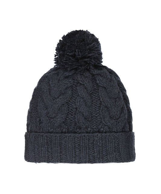 Mütze mit Wollfleece-Futter | Marineblau