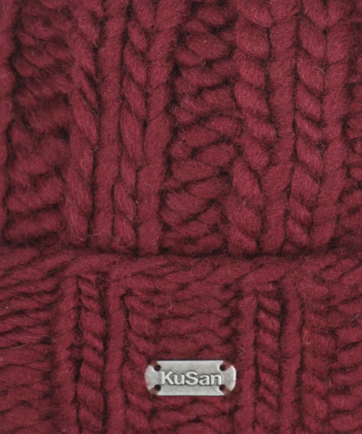 Muts Wol Fleece Lining | Pruimrood