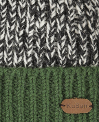 Muts Wol Fleece Lining | Groen