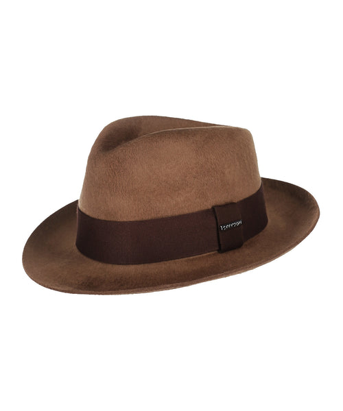Stetson Fedora Woolfelt Suede | Brown