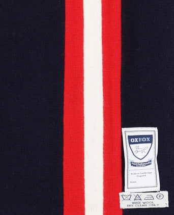 College Sjaal 100% Wol | Blauw