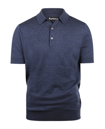 Barbour Buston Knit Polo | Navy Blue