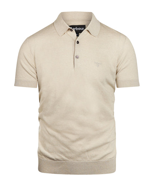 Barbour Buston Knit Polo | White