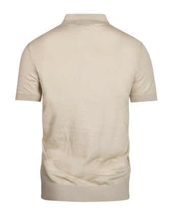 Barbour Buston Knit Polo | White