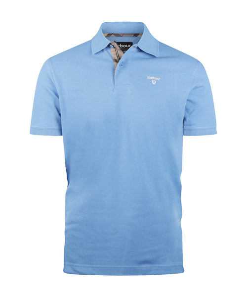 Barbour Tartan Pique Polo | Blue