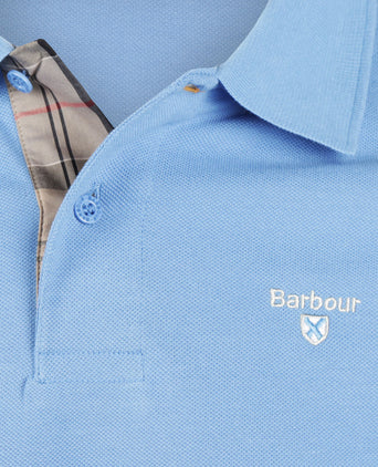 Barbour Tartan Pique Polo | Blue